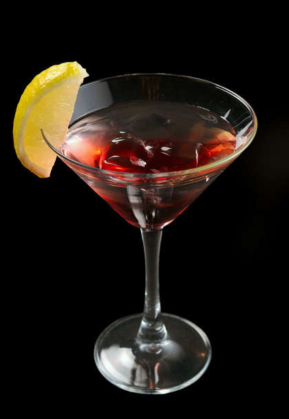 Red martini on the ice - Fotó, kép