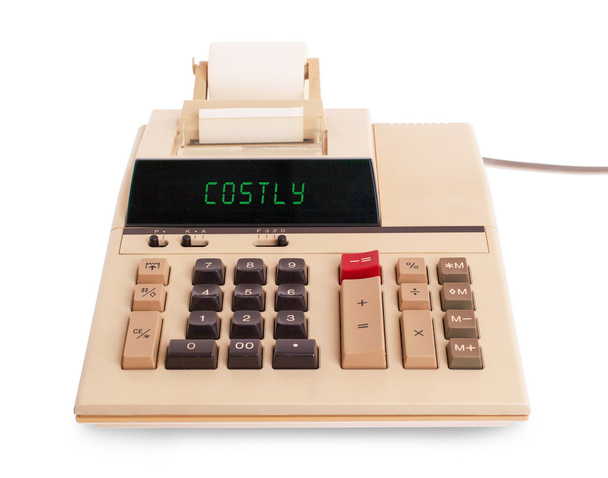 Ancienne calculatrice - coûts
 - Photo, image