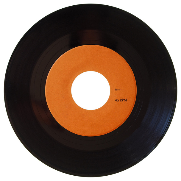 Vinyl záznam izolované - Fotografie, Obrázek