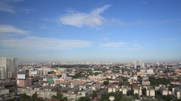 Himmel und Wolke über der Stadt Bangkok Zeitraffer hd - Filmmaterial, Video