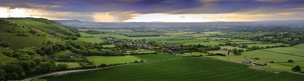 krásný anglický venkov krajina - Fotografie, Obrázek