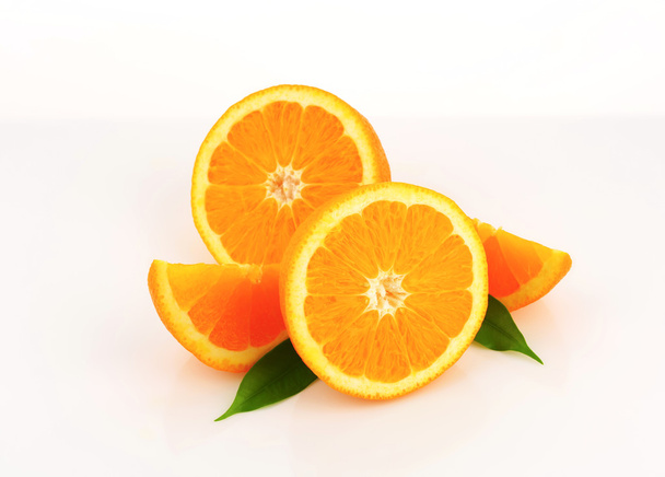 połówki pomarańczy i kliny - Zdjęcie, obraz