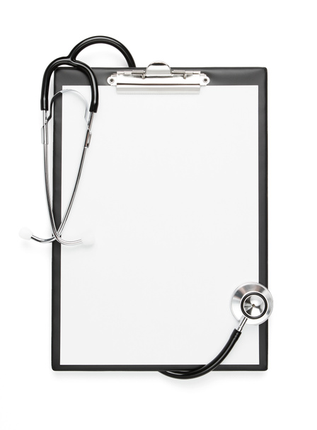 Blank clipboard with stethoscope - Photo, Image
