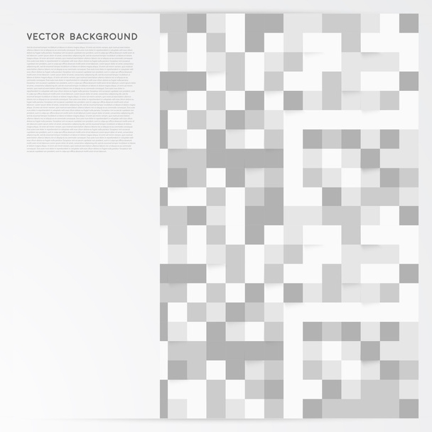 Vector background abstract squares. - Вектор,изображение