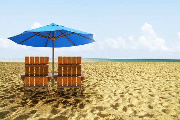 Beach chairs - Foto, afbeelding