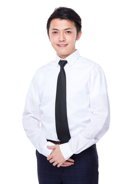 Aasian komea liikemies valkoinen paita
 - Valokuva, kuva