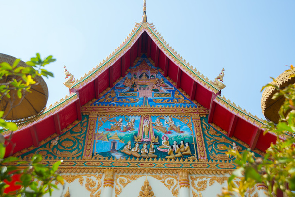 The temple in Laos. - Zdjęcie, obraz