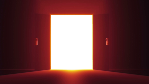 神秘的なドアの背景 - 映像、動画