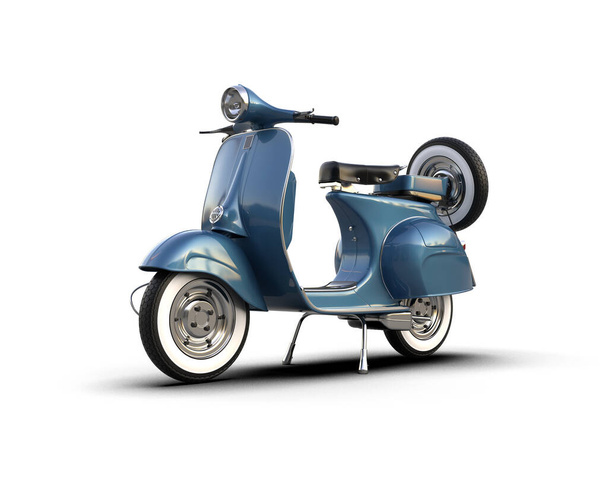 scooter  isolated on background. 3d rendering - illustration - Foto, imagen