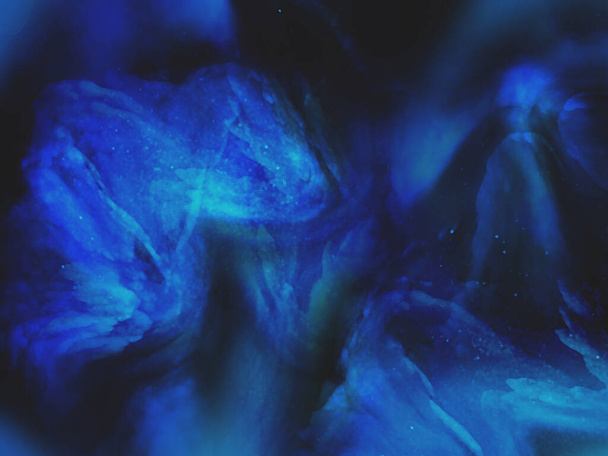 Abstrakti sininen aalto tausta. Sininen malli  - Valokuva, kuva