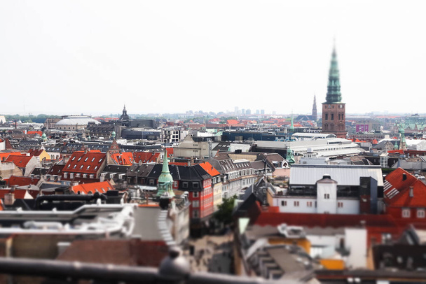 Vista superior de Copenhague, Dinamarca
 - Foto, imagen