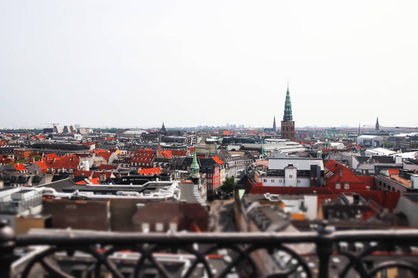 Draufsicht auf Kopenhagen, Dänemark - Foto, Bild