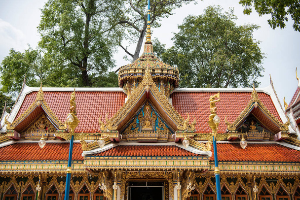Wat Thammasala in de stad Nakhom Pathom in de provincie Nakhon Pathom in Thailand. Thailand, Nakhon Pathom, 10 november 2023 - Foto, afbeelding