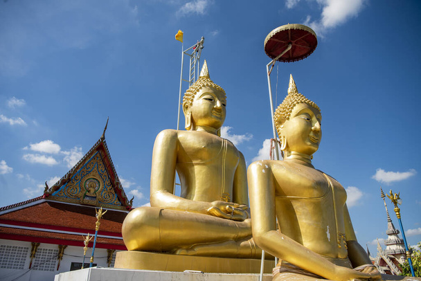 ワットバンナムプーエンノック市とタイのサムートプラカン州に近いプラデン市の町. タイ, サムットプラカン, 12月 7, 2023 - 写真・画像