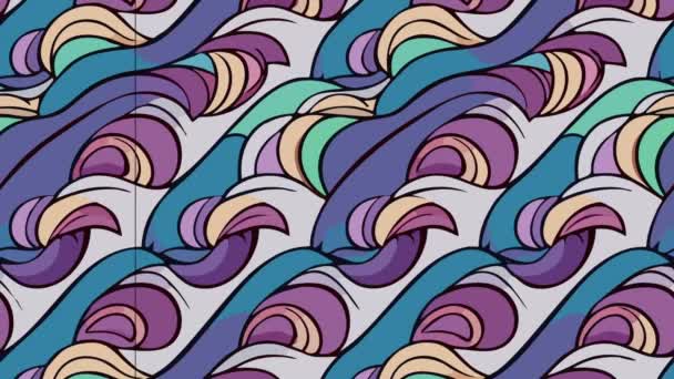 color background design. abstract background with shapes. cool background design for posters. - Metraje, vídeo
