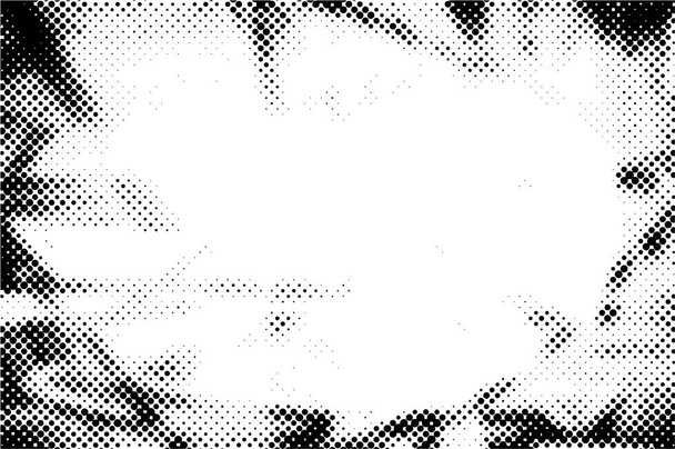 Abstraktní polotónování černé a bílé - Vektor, obrázek