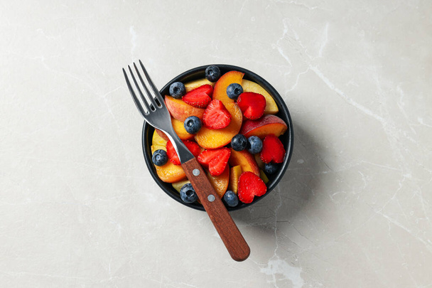 Salada de frutas, alimentos saudáveis e nutrição saudável - Foto, Imagem