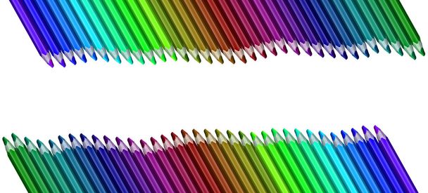 Хвиля кольорових олівців
 - Фото, зображення