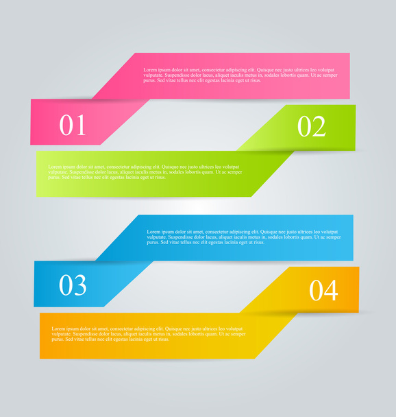 Infographics template design - Vector, Image