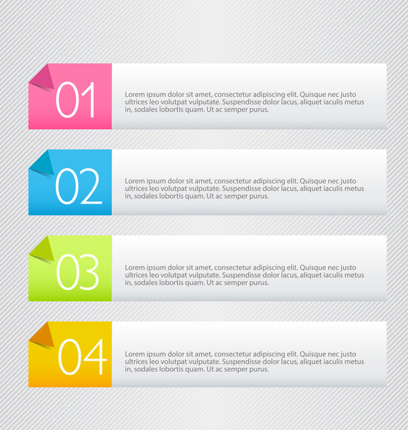 Modern inforgraphics template for banners - Vector, Image