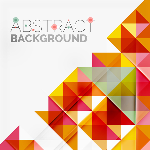 Abstract geometric background. Modern overlapping triangles - Vector, Image