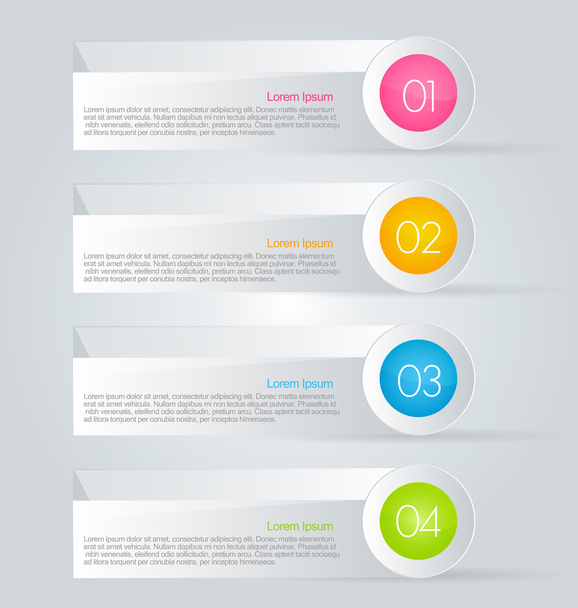 Infographics template for business - Vector, afbeelding