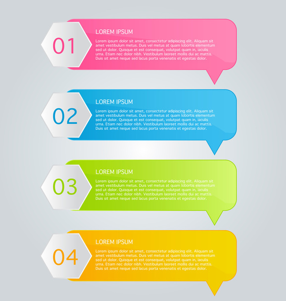 Infographics template for business - Vecteur, image