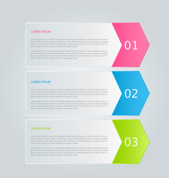 Infographics template for business - Vector, afbeelding