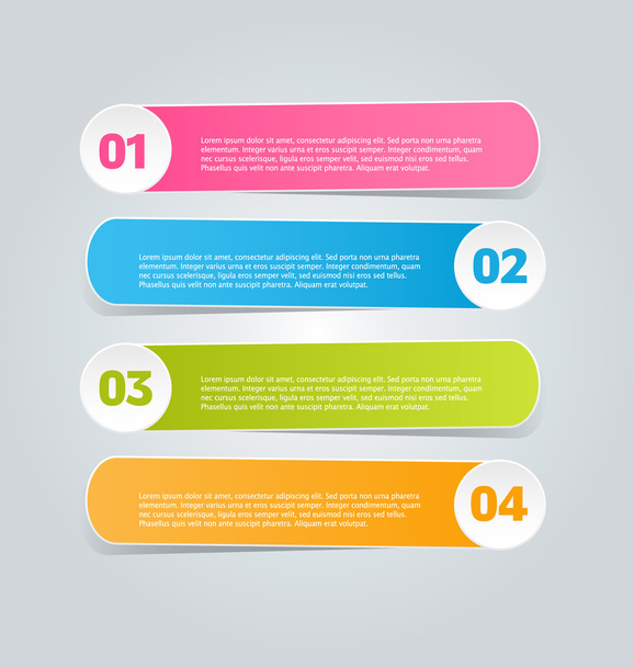 Infographics template for business - Vektori, kuva