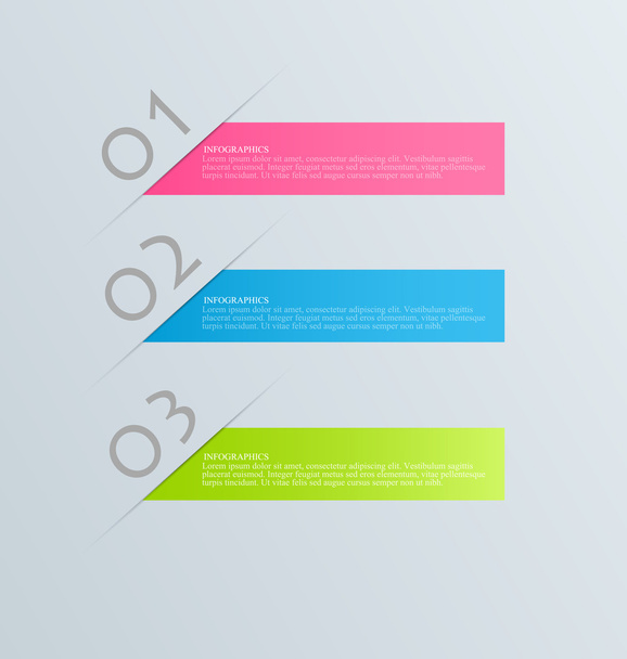 Modern infographics colorful design template - Vettoriali, immagini