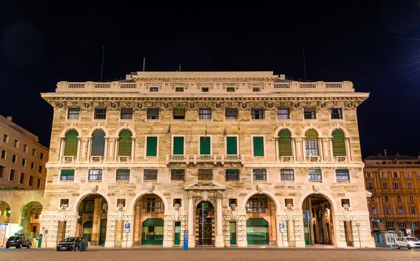 Building on Piazza della Vittoria in Genoa - Italy - Photo, Image