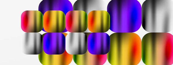 Fémes folyadék szín geometriai absztrakt formákkal. Vektor illusztráció Tapéta, Banner, Háttér, Kártya, Könyv illusztráció, kezdőlap - Vektor, kép