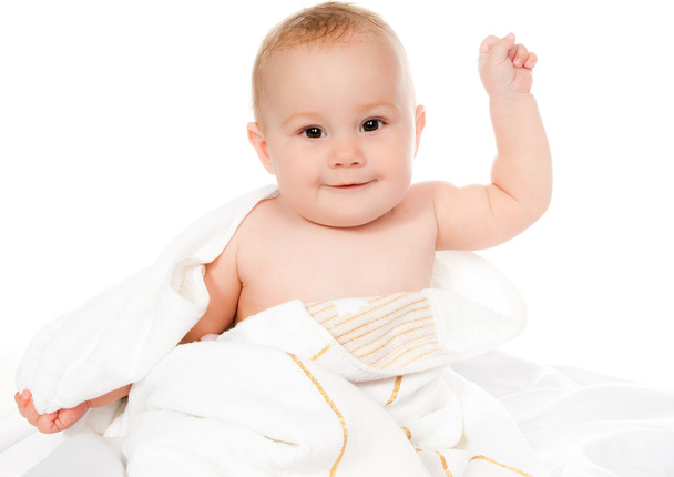 Small child in a towel - Fotografie, Obrázek