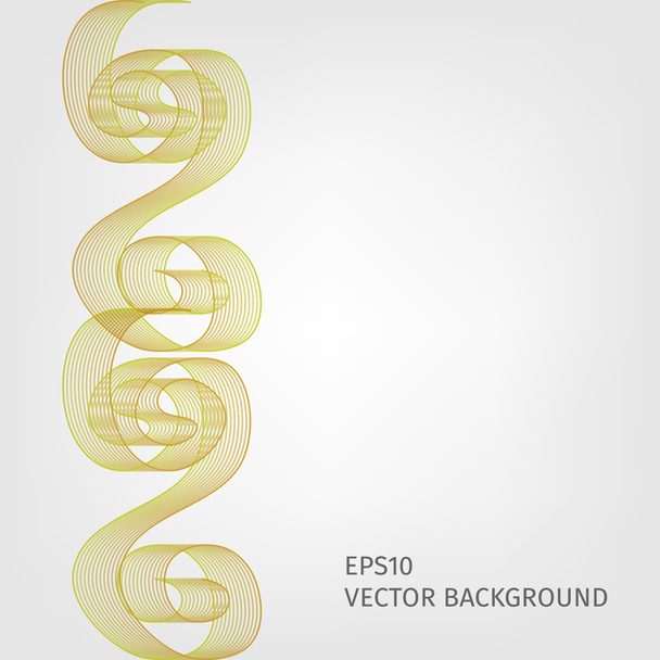 Abstract waved line background - Vector, Image