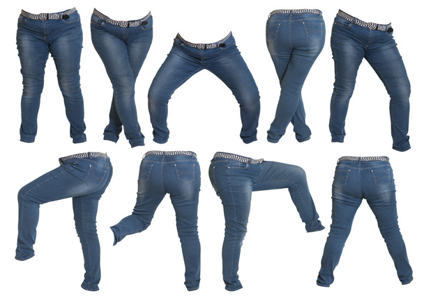 Jeans für dicke Frau - Foto, Bild