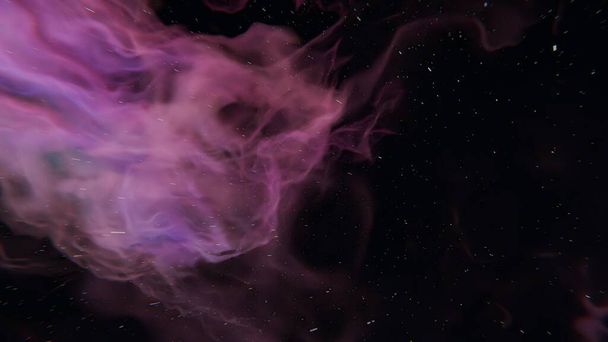 Raumnebel und Sterne durchqueren das Universum in einem atemberaubenden Himmelsspektakel - Foto, Bild