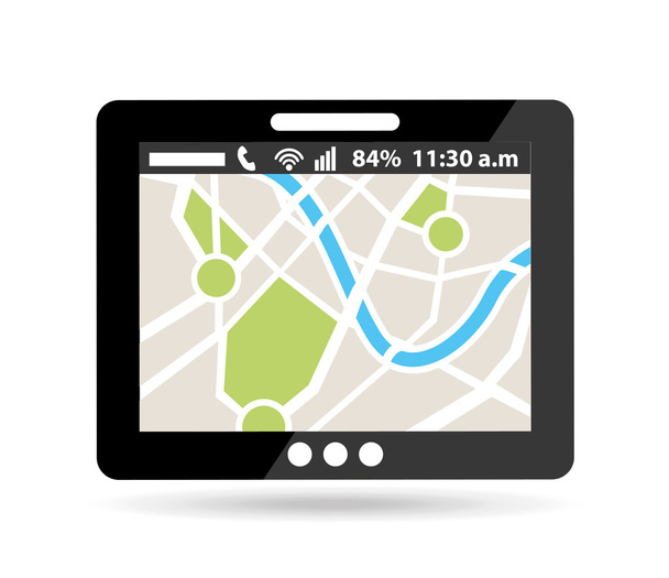 Icono del GPS  - Vector, Imagen