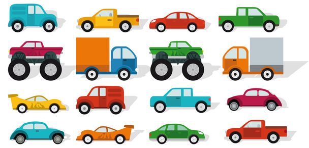 Simple cars  - Vector, Image