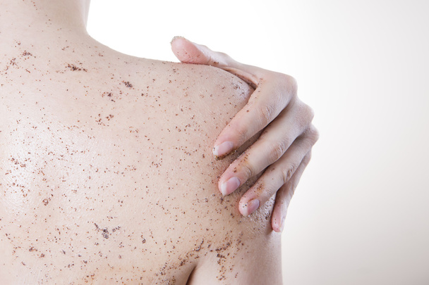 Body care, skin peeling back - Photo, image
