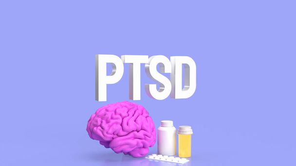 Post Traumaattinen stressihäiriö PTSD on mielenterveyden tila, joka voi kehittyä ihmisiä, jotka ovat kokeneet tai todistaneet traumaattisen tapahtuman. - Valokuva, kuva