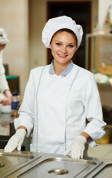 female chef cook - Fotoğraf, Görsel
