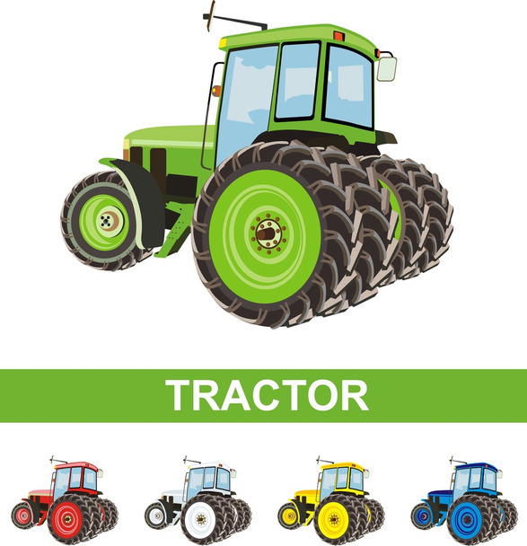 Traktori - Vektori, kuva