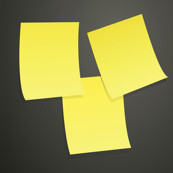 Keltaiset nuotit mustalla
 - Vektori, kuva