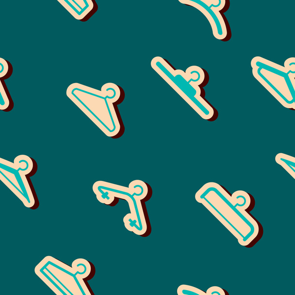 Seamless background with hangers - Vector, Image