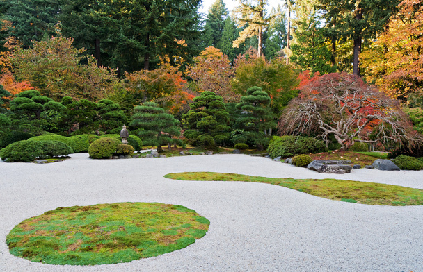 Portland oregon ogród japoński - Zdjęcie, obraz
