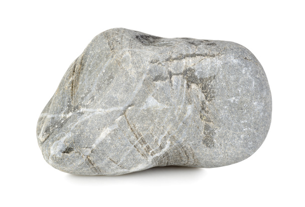Pedra redonda isolada
 - Foto, Imagem