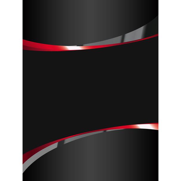zwarte achtergrond met glanzende elementen - Vector, afbeelding