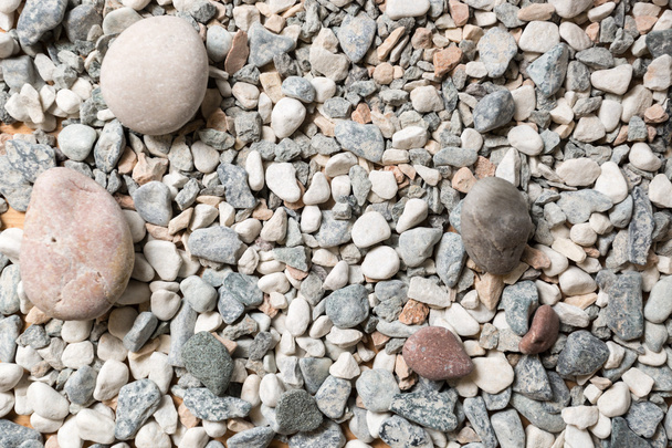 Makró textúra színes kavicsos tengerparton fekvő - Fotó, kép