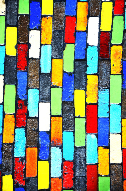 renkli duvar - Fotoğraf, Görsel