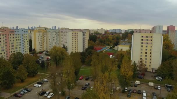 Beautiful Housing Estate Wawrzyszew Warsaw Aerial View Poland. Vysoce kvalitní 4K záběry - Záběry, video